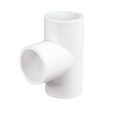 White 40 Mm 1440 Psi Working Pressure Polyvinyl Chloride Water Pipe Fittings 