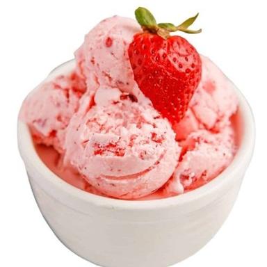 Tasty Hygienically Packed Strawberry Ice Cream Age Group: Adults