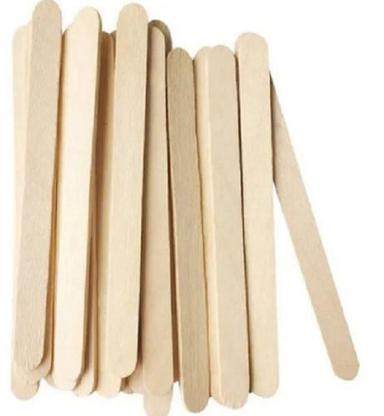 5 Inch Rectangular Shape Wooden Disposable Ice Cream Stick Application: Event And Party Supplies