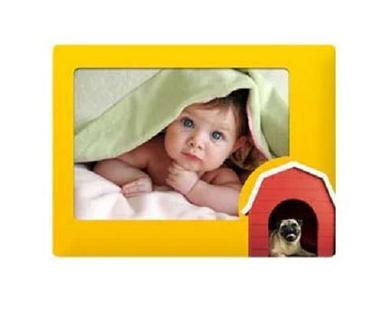 Yellow 15 X 15 Inch Size Rectangular Plain Polished Plastic Kids Photo Frame For Home