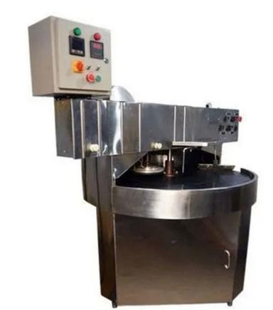 Silver 6X4X6 Foot Semi Automatic Stainless Steel Chapati Making Machine