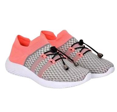 Mulitcolor Skin Friendly Lace Up Fabric And Pu Sports Wear Shoes For Women 