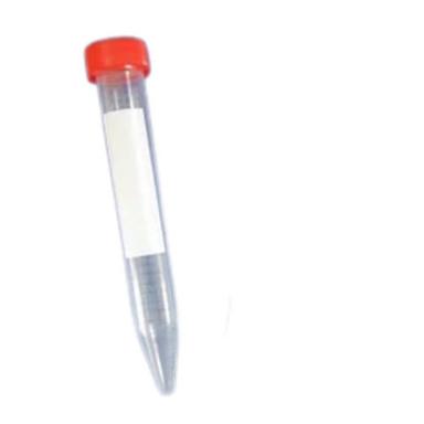 Red And White 20 Milliliter 4X1 Inches Lightweight Abs Plastic Test Tube For Laboratory