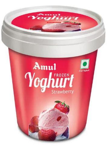 125Ml Sweet And Tasty Strawberry Frozen Yogurt (Amul) Age Group: Children