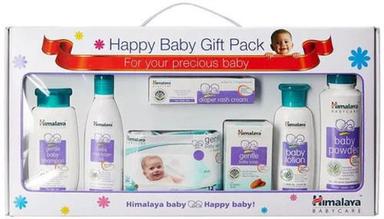 White Moisturizing Soft Texture Baby Care Product, Set Of 9 Pieces