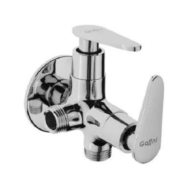 Silver Polished Finish Stainless Steel Two Way Angle Cock For Bathroom Fittings 