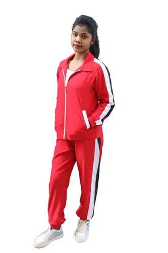 Comfortable And Skin Friendly Daily Wear Polyester Tracksuit For Ladies Age Group: Adults