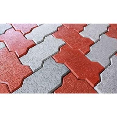 Multi Color 4X8 Inches Exterior Floor And Road Zig Zag Tiles With 60 Mm Thickness