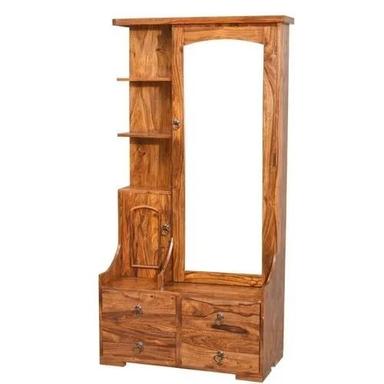 Machine Made Termite Resistant And Solid Teak Wood Based Modern Dressing Table