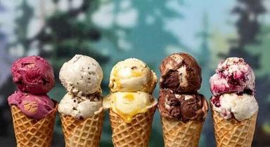  स्टेनलेस स्टील विभिन्न स्वाद वाली पूरी तरह से स्वादिष्ट आइसक्रीम में उपलब्ध है 