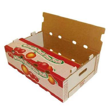 Simple Glossy Lamination Stamping Digital Printing Apple Corrugated Box