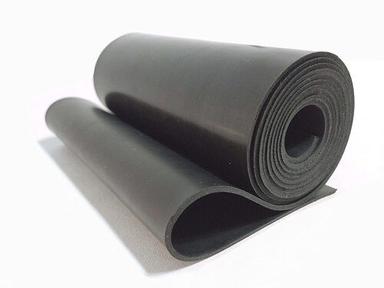 Black Durable And Smooth Surface Natural Rubber Sheet For Industrial Use