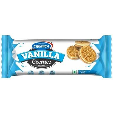 150 Gram No Artificial Flavor Round Crispy Vanilla Flavored Biscuit Fat Content (%): 5 Percentage ( % )