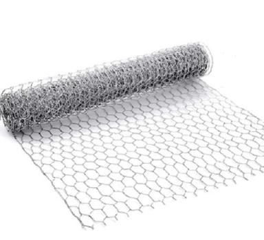 30 Meter Length Round Shape Stainless Steel Polished Chicken Wire Mesh Application: Decoration