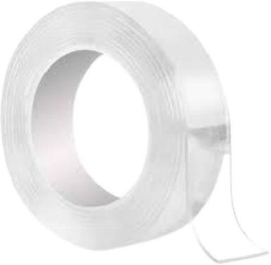 Transparent Bopp Rubber Double Sided Adhesive Tape Roll For Packaging  Length: 65  Meter (M)