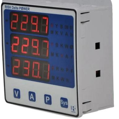 50 Hertz Over Current Voltage And Ampere Multifunction Meter For Industrial Dimension(L*W*H): 00 Inch (In)