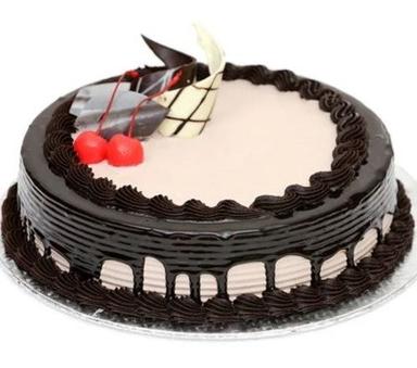 Sweet Taste Round Cream Cake With Cherry On Top Additional Ingredient: Buttermilk