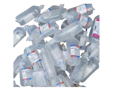 White Plastic Glucose Bottle Scrap For Arts And Crafts Projects