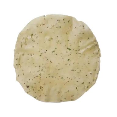Solid 6 Inches Round Salted Mathiya Papad With 12 Months Shelf Life Additives: No