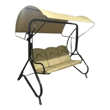 Durable Iron And Foam Seat Antique Wrought Iron Swing Chair With Shed