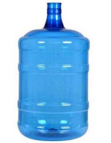 Blue 20 Liter Transparent Cylindrical Pvc Plastic Mineral Water Jar