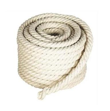 Plain Round Cotton Rope For Industrial Use Quick Dry