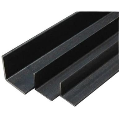 Black 2 Mm Thick Matt Finished L Shaped Iron Angle For Construction Use