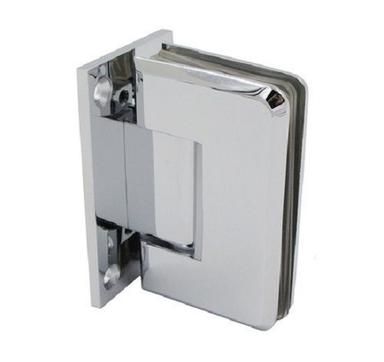Silver Corrosion Resistance Polished Finish Stainless Steel Shower Door Hinge