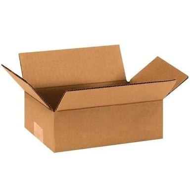 Matte Finished Rectangular Plain Corrugated Packaging Box Length: 12 Inch (In)