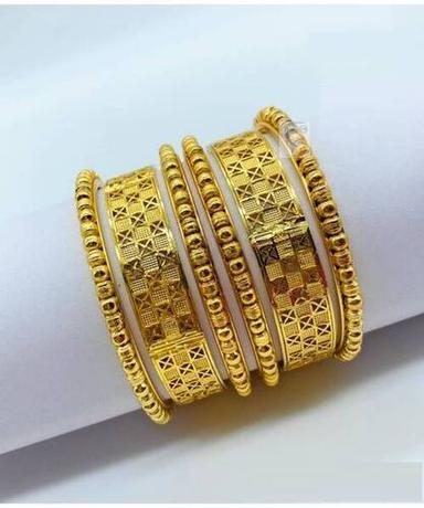 Golden Finish Fancy Design Ladies Bangles