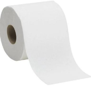 White Single Core Plain Round Soft Toilet Paper Rolls