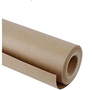 Brown Chemical Pulp Polished Finish Double Sided Wrapping Paper For Gift