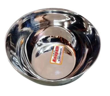 Silver 150Ml Capacity Round Polished Finish Stainless Steel Serving Bowl