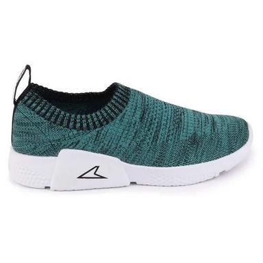 Ladies Casual Running Green Black Fabric Shoes