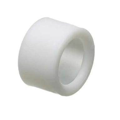 White 3.2 Mm Thick Round Shape Polished Finish Plastic Bush For Industries Use 