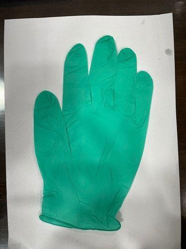 3.5 Grams Green Nitrile Gloves