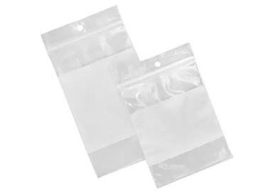 White 8X10 Inch Rectangular Plain Polyethylene Plastic Bag For Packaging 