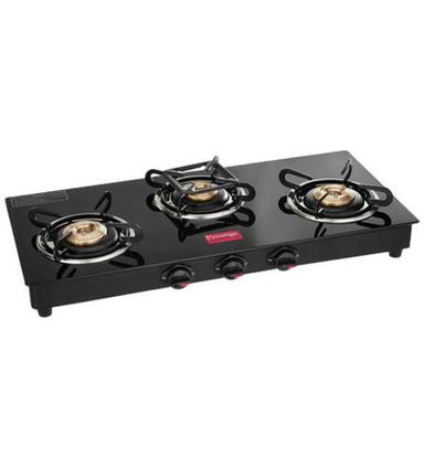 Lpg 635 X 500 X 50 Mm Lightweight Brass And Cast Iron Three Burner Gas Stove