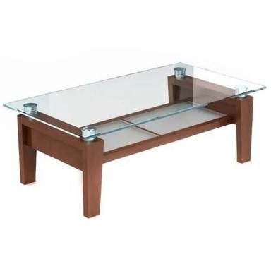 Brown 170X90X74 Cm And 25 Kg Rectangular Solid Wood And Glass Table 