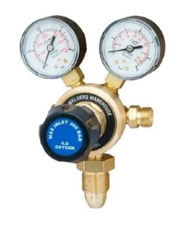 Rust Proof Polished Finish Brass Flow Gauge Regulator For Hospital Use Accuracy: 99.9  %