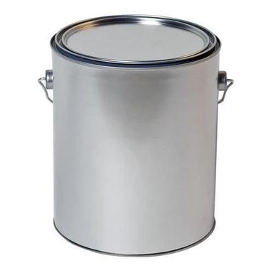5 Liter 16X6 Inch Round Polished Finished Paint Tin Container With Handle  Capacity: 00 Liter/Day