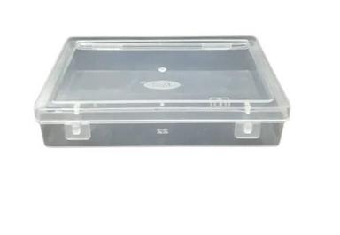 Waterproof 8X6X1.2 Inches Plain Rectangular Transparent Plastic Jewelry Boxes
