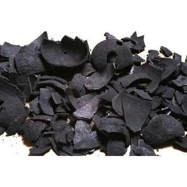 Black 9 Mm Thick High Carbon Solid Coconut Shell Charcoal For Industrial Use 
