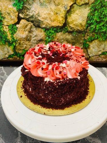Cocolate Delicious Sweet Taste Chocolate Flavor Round Solid Red Velvet Cake