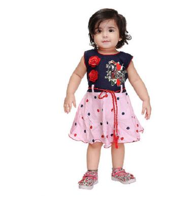 Short Sleeves Trendy Embroidered Cotton Baby Frock For Girl  Age Group: Kids