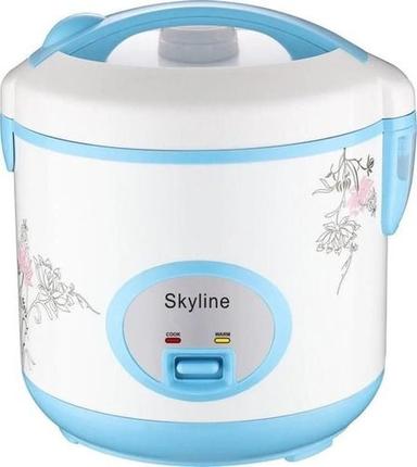 Stylish Round Printed Automatic Electric Metal Rice Cooker For Home Capacity: 1.2 / 2.8 Liter/Day