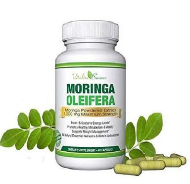 60Mg Capsules Moringa Herbal Capsules Age Group: For Adults