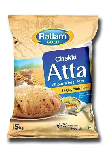 Ratlam Gold Whole Wheat Flour Chakki Fresh Atta, 5Kg Pack Additives: No Additives Used