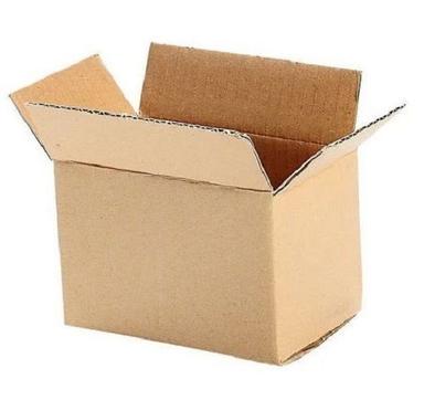 Glossy Lamination Plain Rectangular Corrugated Paper Carton Box For Storage