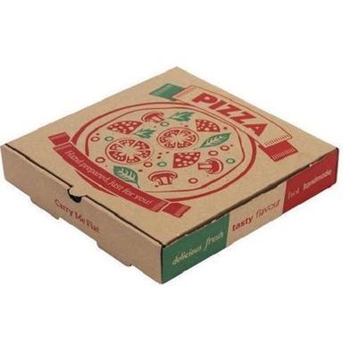 Glossy Lamination Printed Square Paper Pizza Packaging Box